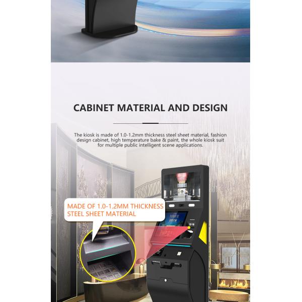 Hotel Card Reader Self Service Check In And Check Out Terminal