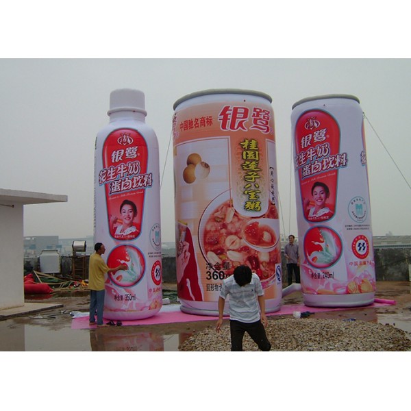 Customized Shoes Inflatable Model Silk Printing Airtight / Safe / Enviroment Conceded
