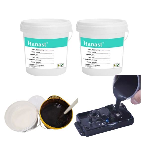 Battery Cell Module Potting 2.0 High Thermal Conductivity Silicone Potting Compound 1:1