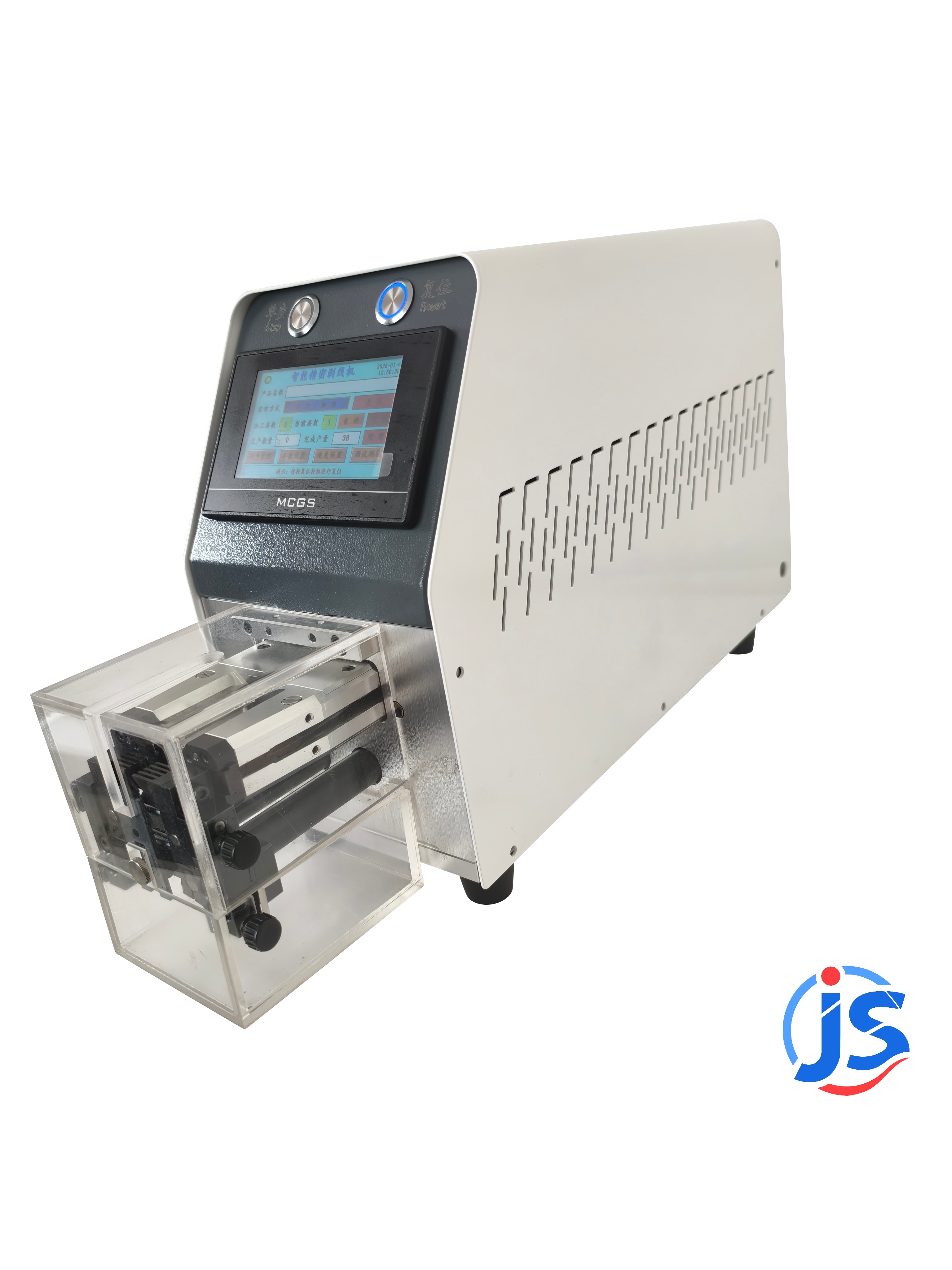 4.3 Inch Touch Screen Control Stable Wire Feeding Multi-layer Stripping and Cut Machine Inductive Coaxial Line Stripping Machine