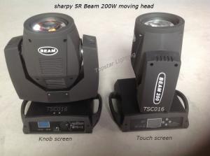 Buy cheap Beam 200 5r Sharpy Moving Head Lights Portable Stage Lighting With 1 Color / Gobo Wheel product