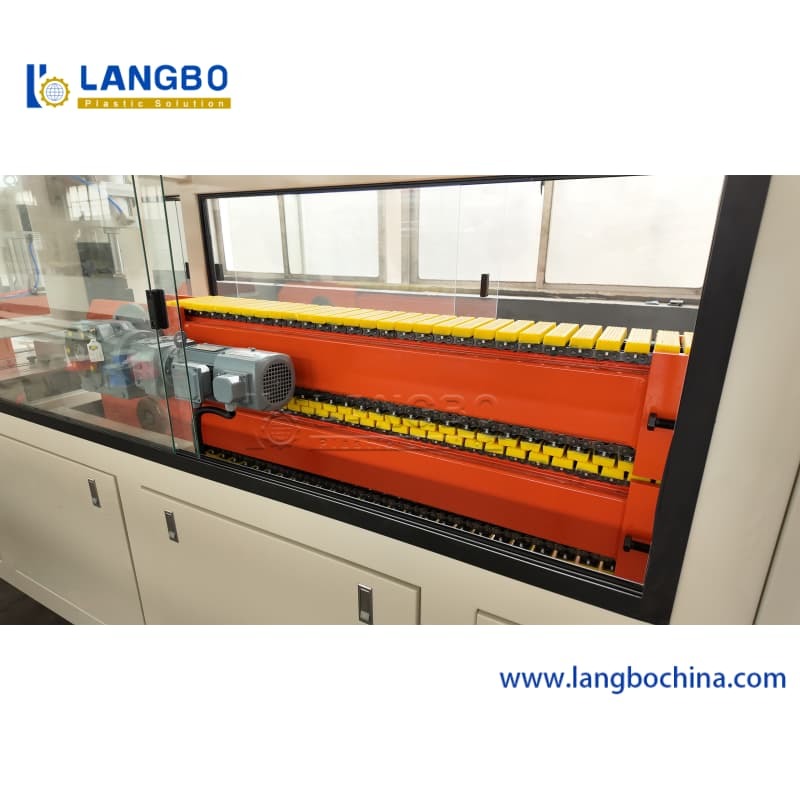 PVC Waterstop Extrusion Line with PLC Touch Screen Control Adjustable Speed up to 10 m/min and Stainless Steel Mold