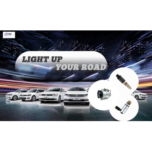 White AC Compressor Electric Control Valve for Sanden 6C12 Compressor 12v DC