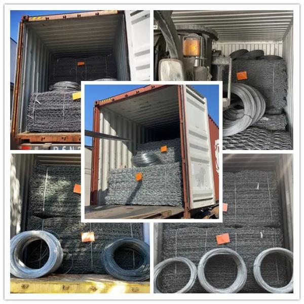 80x100 Aperture Gabion Cages - Eco-Friendly Recyclable Hexagonal Mesh