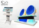 VR Roller Coaster 9D Virtual Reality Egg Chair Cinema For Amusement Park