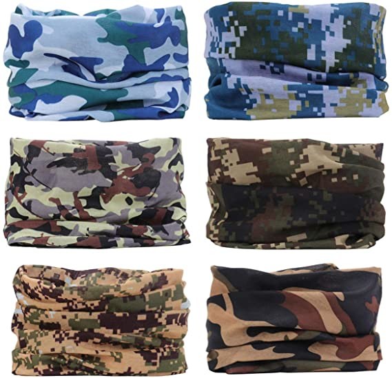 Logo Print Cotton Seamless Custom Tubular Plain Bandanas