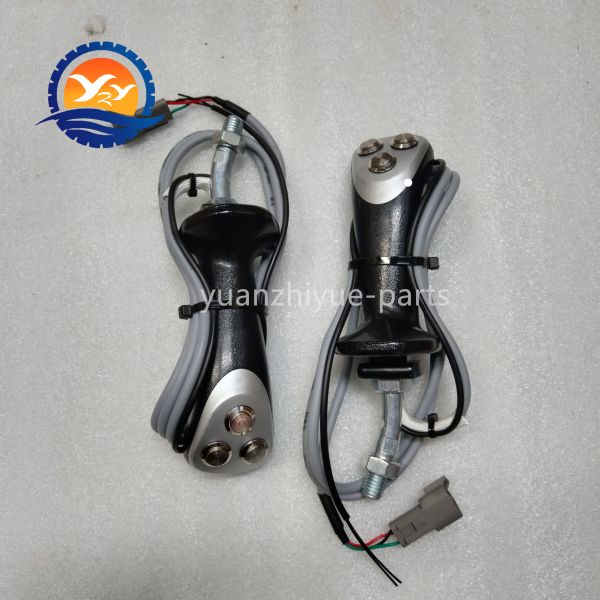 Factory Direct Three-button Joystick Handle Rubber Operating Rod Assy Joystick for Excavator