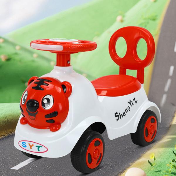 Basic Seat Type Car Style Push Around Buggy Toddler Ride On Toy for Boys and Girls