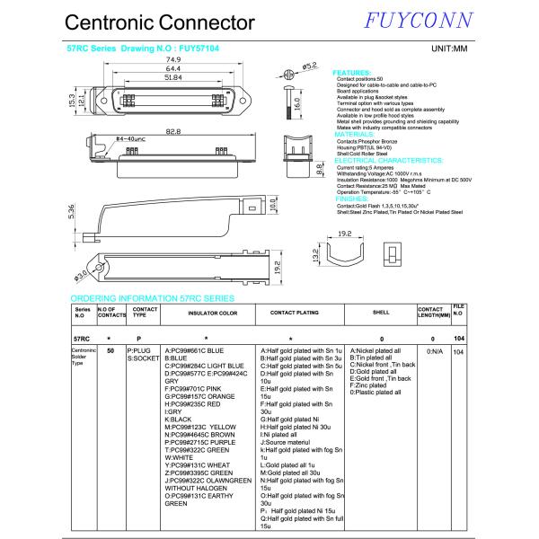 25 pairs Crimping Type 50 way Solder Male Plug Connector with 90 degree plastic cover