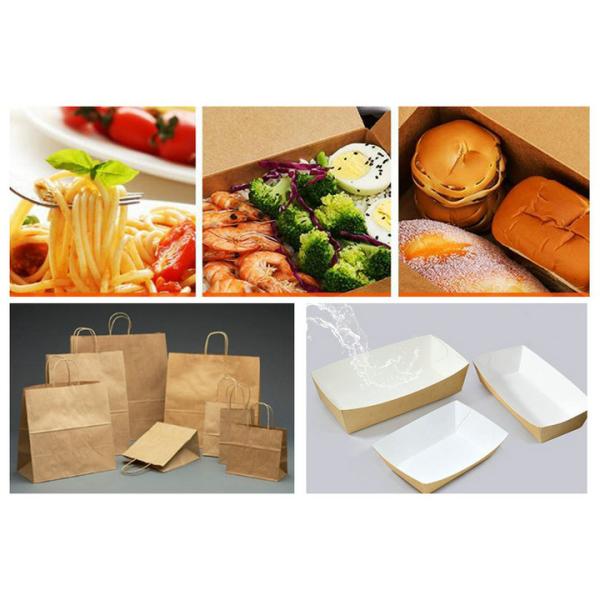 Virgin Pulp Flip Side Kraft Paper Sheet One Side Solid White Back Side Brown