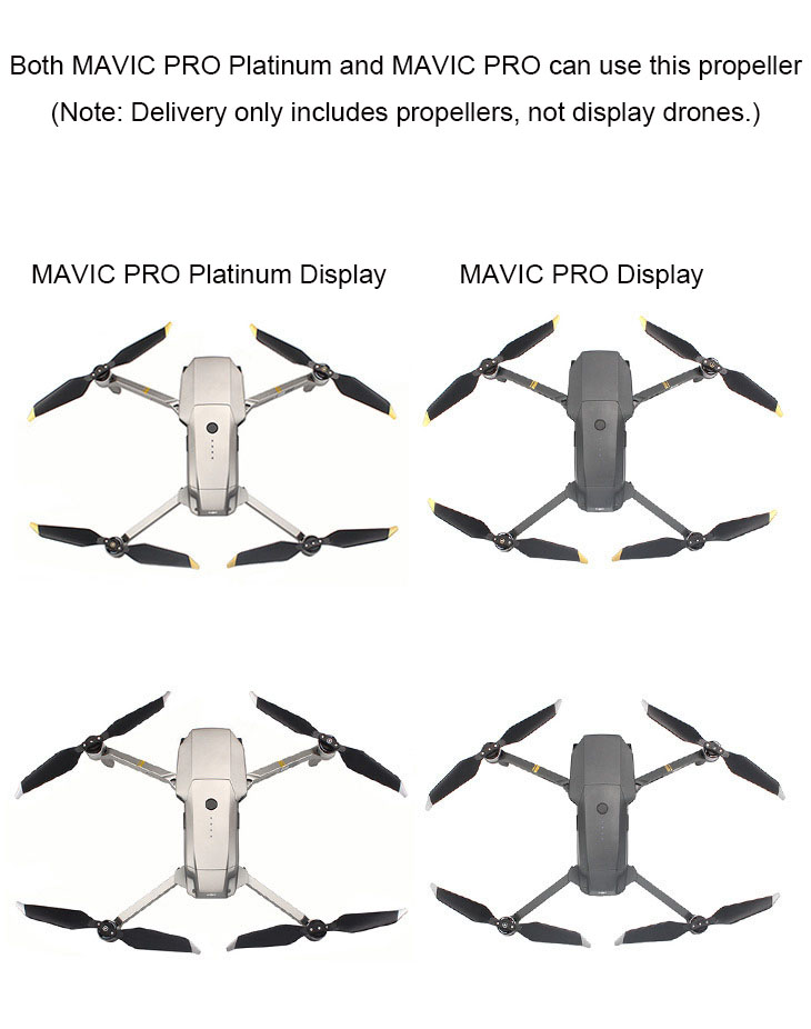 Spare Blades Drone 8331f Propellers Quick-Release Low Noise Props Accessories For Dji Mavic Pro