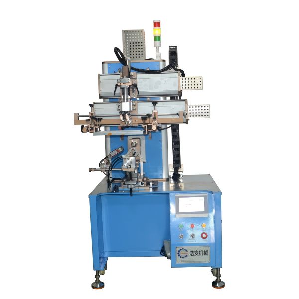 Multi-Shape Semi Automatic Screen Printing Machine with PLC Control for 800~1000 pcs/hour Output
