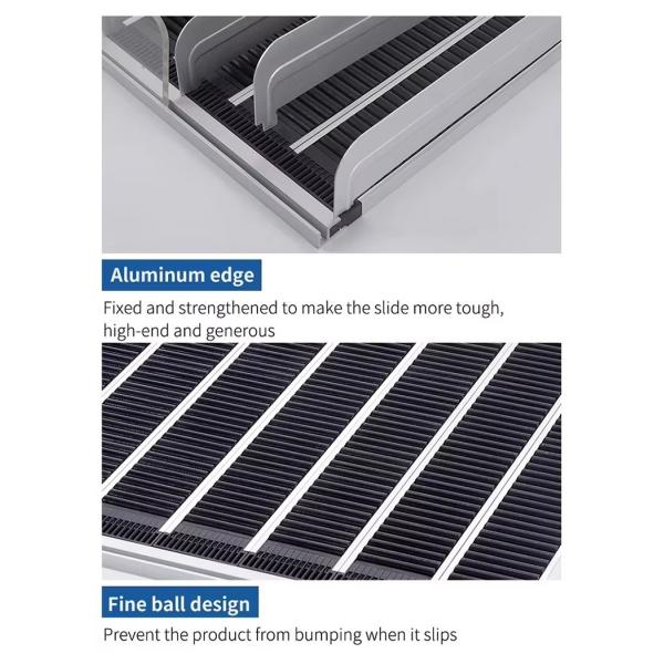 Automatic Fridge Auto Feed Spring Loaded Bottle Canned Drink Beverage Water Roller Glide Shelf Pusher System