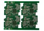 10 Layer FR4 PCB Board Fabrication , 3mil Line Space Width High TG PCB