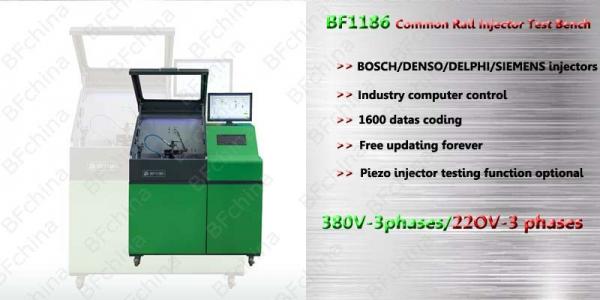 BF1186 free updating piezo injector tester diagnostic tools common rail injector test bench