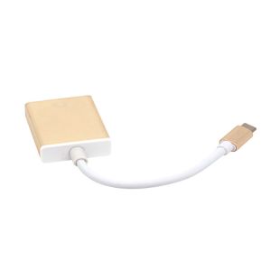 Digital Monitor Cable Copper Core Wire Type C Male And VGA Female Connector