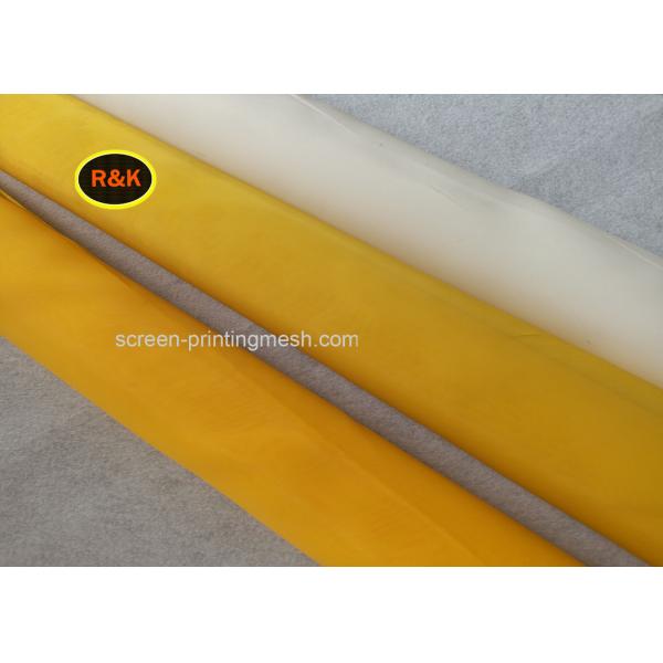 Yellow Color Nylon Screen Printing Mesh Roll For Electronic Components Printing