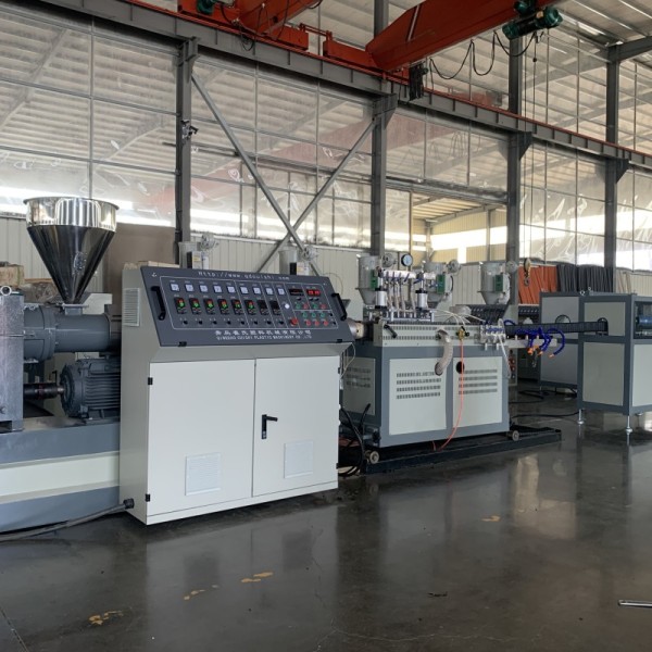 Fully Automatic PE Prestressed Spiral Duct Making Machine, Single Screw Extruder for Post-Tension Corrugated Tube