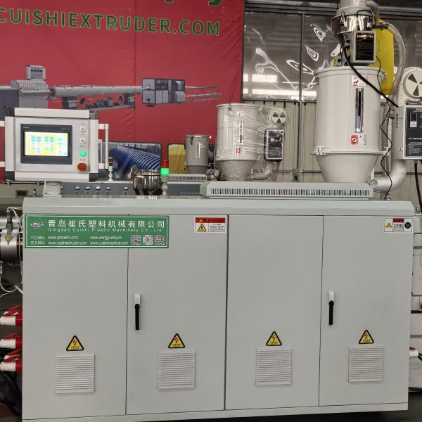HDPE Carbon Spiral Cable Protection Conduit Manufacturing Machine Plastic Pipe Production Line