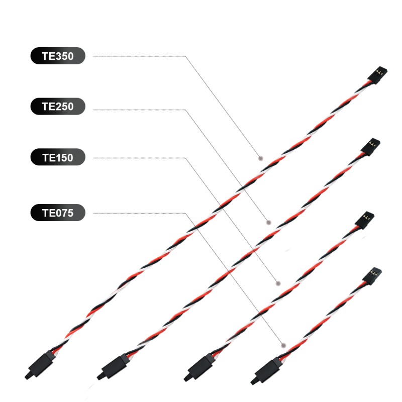 Hot Sales AGFRC Anti-Interference JR Twisted Type Lockable Servo Extension Cable For Quadcopter Aircraft