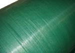 Green Color PP Tubular Woven Fabric , PP Woven Sack Fabric Waterproof