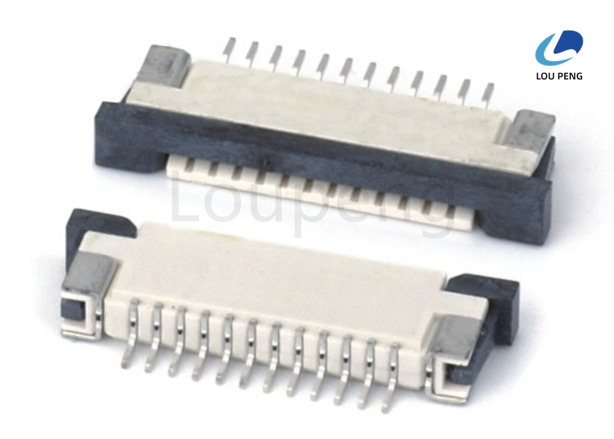 2 To 50 Pins FFC Flexible Flat Cable Connector Designed With Surface Mount Technology SMT And Through Hole Technology THT For Assembly
