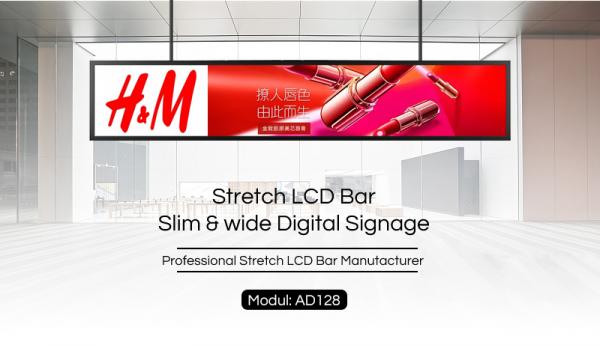 23 / 35 / 47 / 48 Inch Stretched Shelf Edge LCD Display