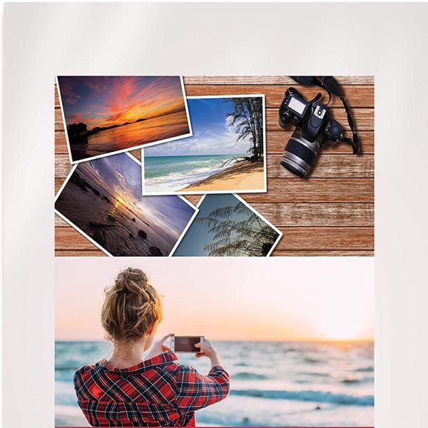 Custom Adhesive Backing Glossy Inkjet Printing Paper Waterproof UV Resistant