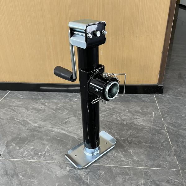 Pipe Mount Swivel Trailer Jack Stands 2,000lbs Capacity Side Wind