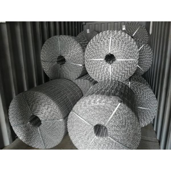 Gas And Oil Pipeline Reinforced Galvanized Steel Mesh Width 190.5 MM Welded Mesh