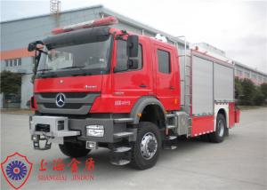 Buy cheap Six Seats Emergency Fire Pumper Truck , Direct Injection Engine Industrial Fire Truck product