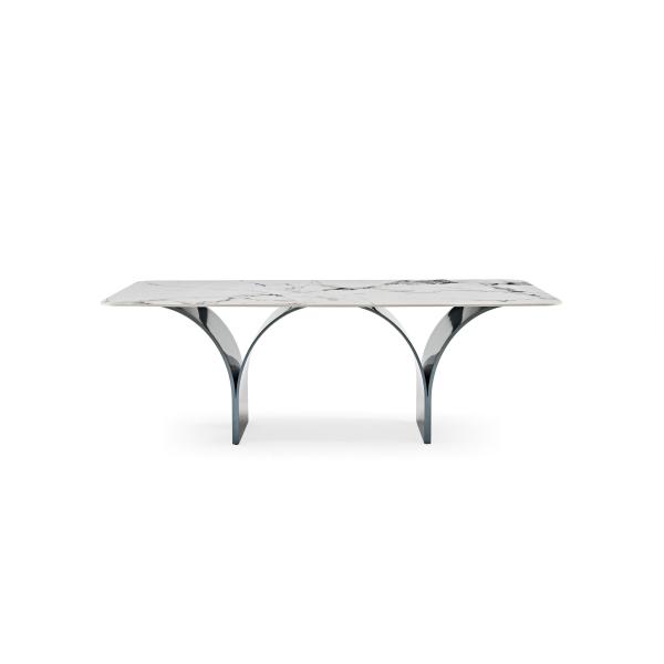 Modern Rectangular Dining Table Set with 6 Chairs for Kitchen Outdoor Restaurant and Hotel Use