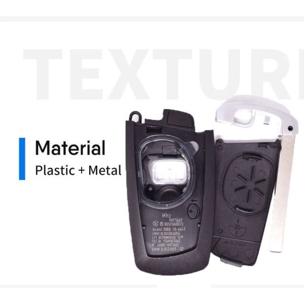 Smart Car Key Case Replacement 3 Buttons Auto Remote Key Shell