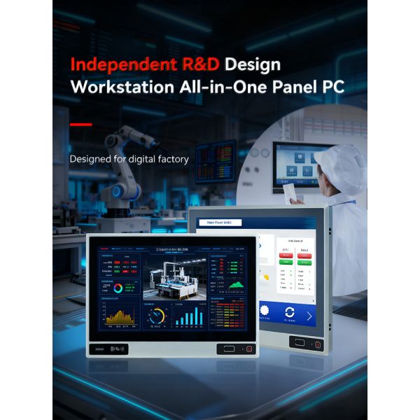 MJK 15.6 Inch Industrial Touch Screen PC for Manufacturing Execution System 4GB 64GB MES Panel PC in Stock