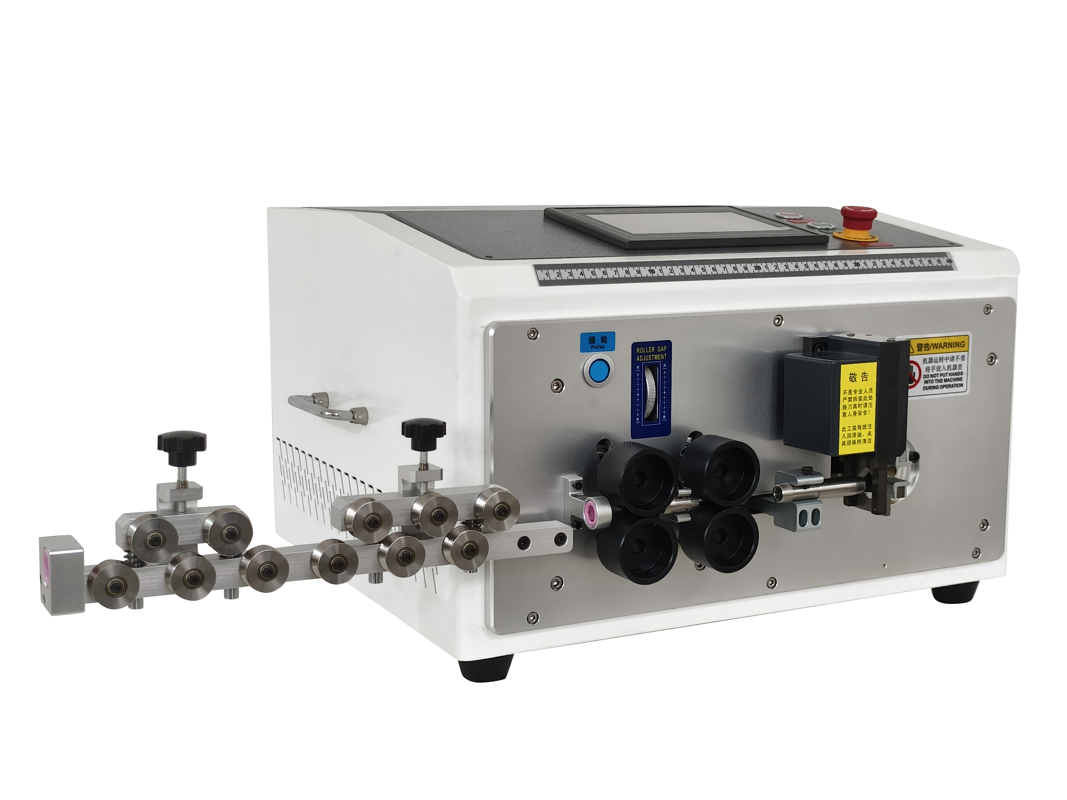 PLC Cable Cutting Machine 7 Inch Touch Screen Wire Processing Machine 220V