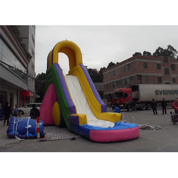 Professional Durable Large Commercial Inflatable Slide For Rent