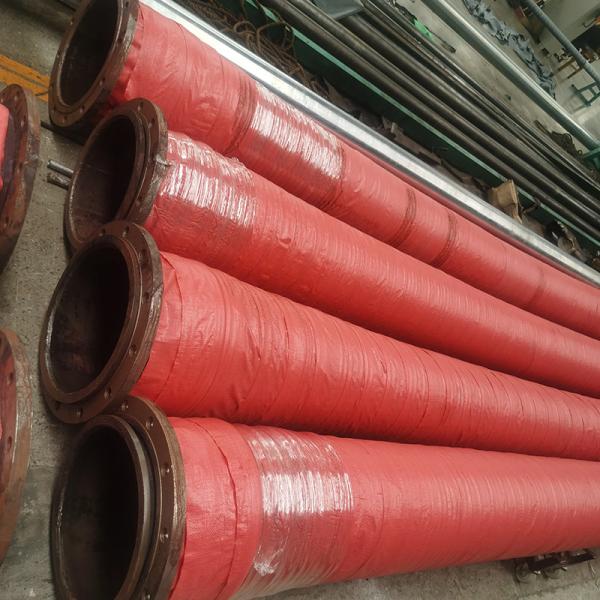 Slurry suction hose end fittings