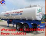 BPW 2 axles 35,000L fuel tank trailer for sale, hot sale best price CLW brand