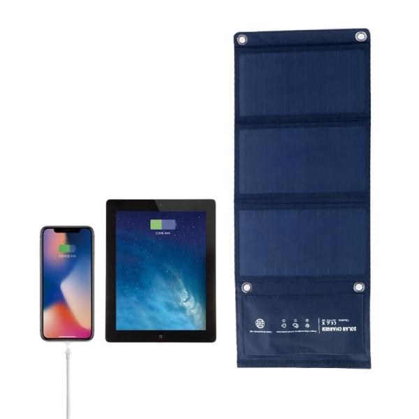 Portable 21W Foldable Solar Panel Charger For Mobile Phones DC USB Output 670*270*20mm