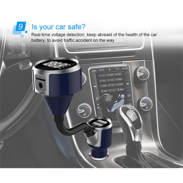 LCD Display Bluetooth Car Charger Transmitter MP3 Player 20Hz - 20Khz