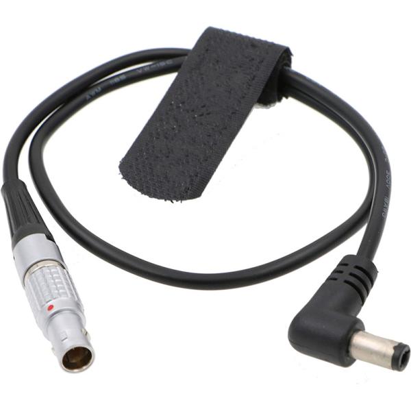 Extension 2 Pin Lemo To DC 2.5mm Cable Right Angle For Camera Power