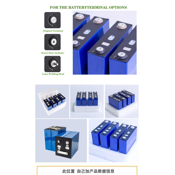 CTS High Performance Prismatic LiFePO4 Cell 6000 Cycle Life 100Ah 150Ah 200Ah 280Ah 340Ah