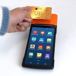 Capacitive Screen Wifi Handheld Pos Terminal With Printer