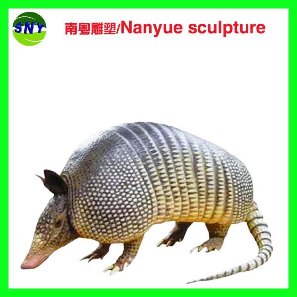 life size artificial statue pangolin model doll as decoration statue in garden park