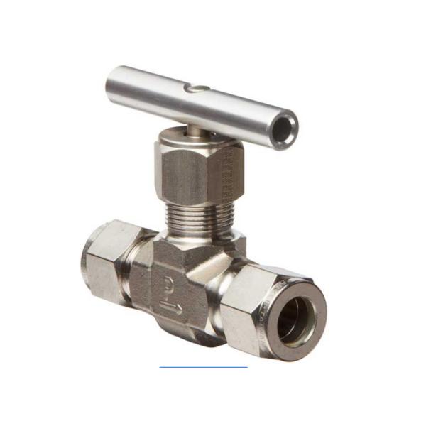 SS316 Needle Valve 1/8''-2'' Female 6000PSI High Pressure Gas Needle Valve