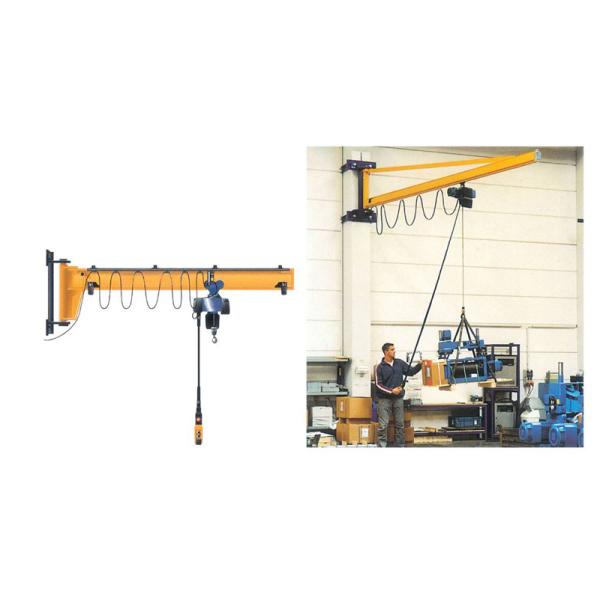 Yuantai Movable Wall Mounted travelling Jib Crane with Track