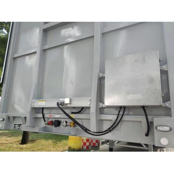 Steel Structure PVC Fabric Tarpaulin 60t Curtain Side Trailers