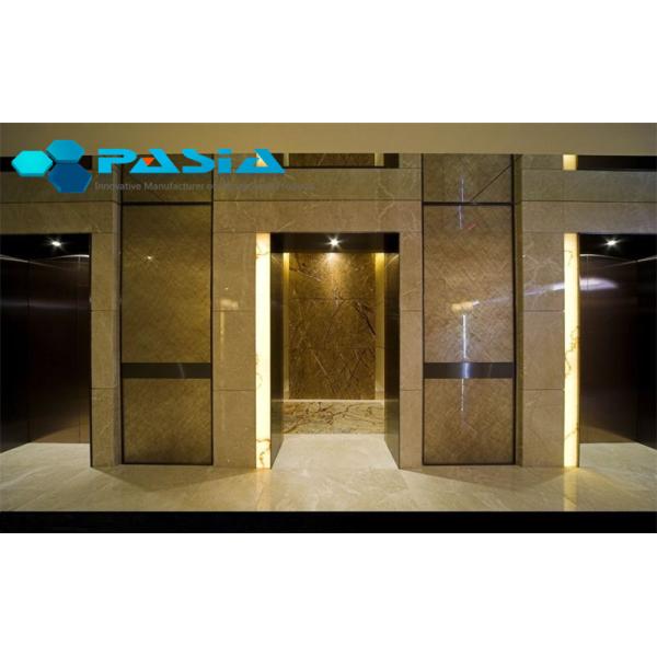 Stone Veneer Honeycomb Composite Panels For Elevator'S Wall / Floor Decoration