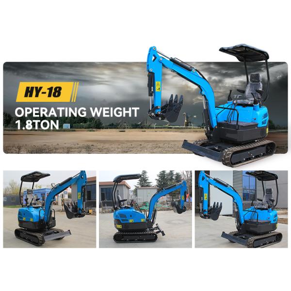 Free Shipping 1.8 Ton Excavator yanmar Excavator Micro Excavator 0.8 1.2 1.5 2 Ton
