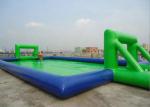Customized Chilren Inflatable Sports Games , Inflatable Soccer Field For Kids